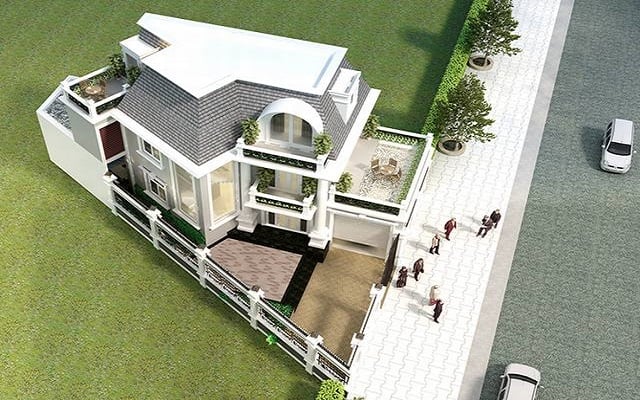 Những điều kiêng kỵ về tâm linh khi xây nhà- Kiểu nhà hình cánh quạt