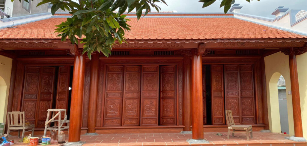 Những điều kiêng kỵ về tâm linh khi xây nhà- Kiểu nhà quá giang cột nhỏ cột to
