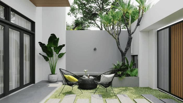 vì sao cần thiết kế sân vườn trước nhà đẹp